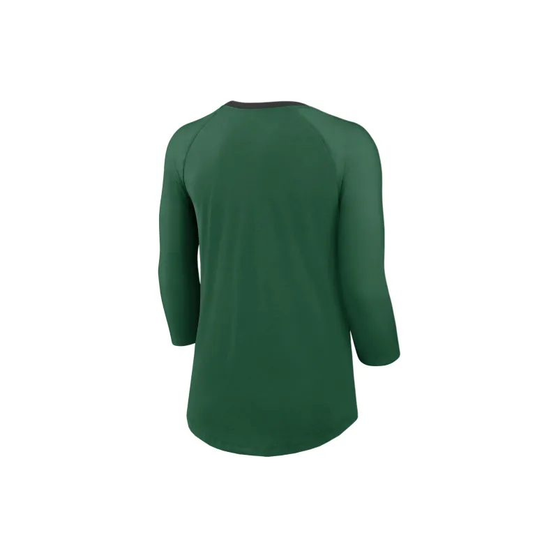 Nike New York Jets Women's Nike Nfl 3/4 Sleeve T Shirt-1