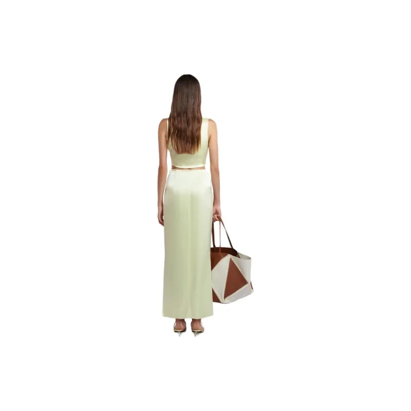 NANUSHKA FW23 LUCCA Sleeveless Dress Women's Luminous Yellow-2