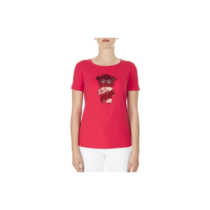 EMPORIO ARMANI T Shirts Women's Red-1