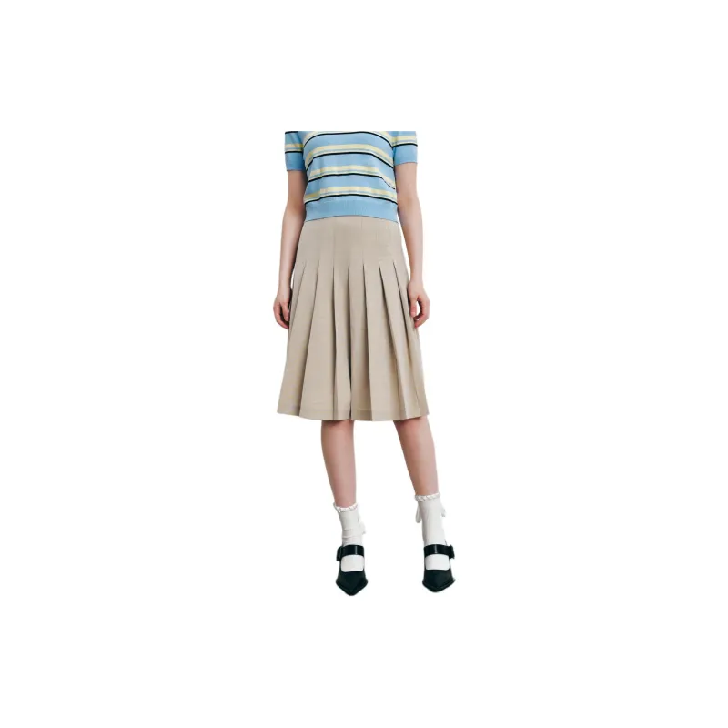 URBAN REVIVO Casual Long Skirt Women's-1