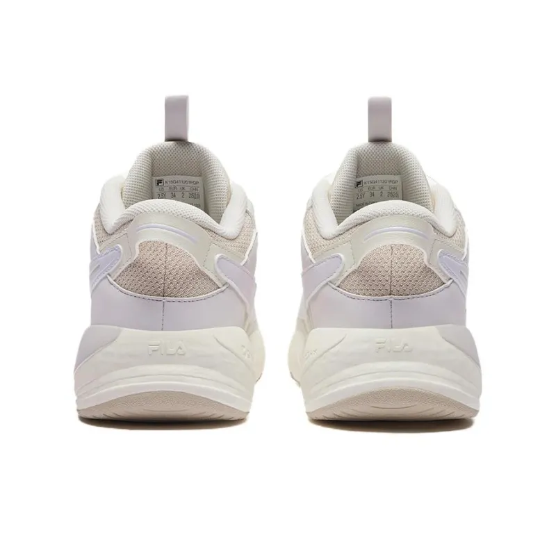 FILA KIDS Horn Slip Resistant Low Top Children's Basketball Shoes White Pink Teenagers-5