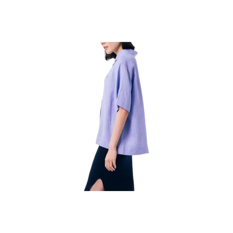 LACOSTE Shirt Women's Light Purple-4