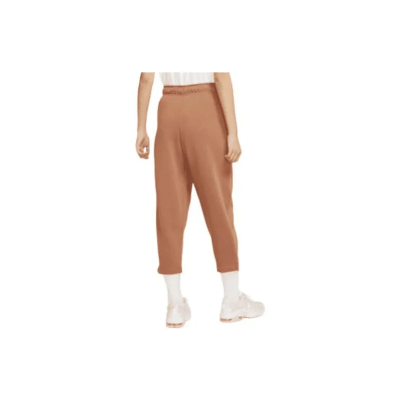 Nike Sportswear Essentials Series Knitted Sports Pants Women's Mineral Clay Yellow-3