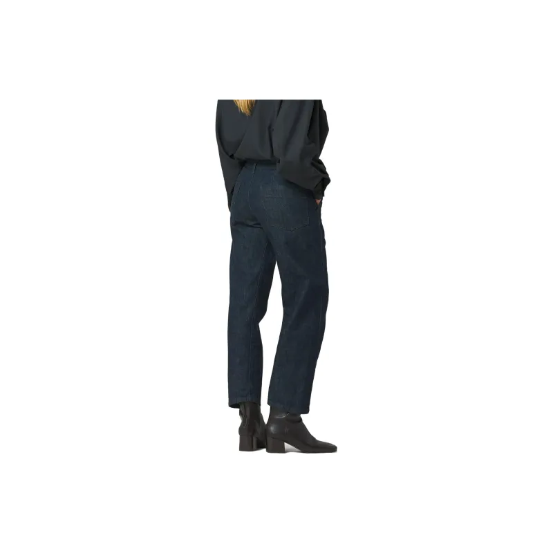 Lemaire Twisted Pants 'Denim Indigo'-2