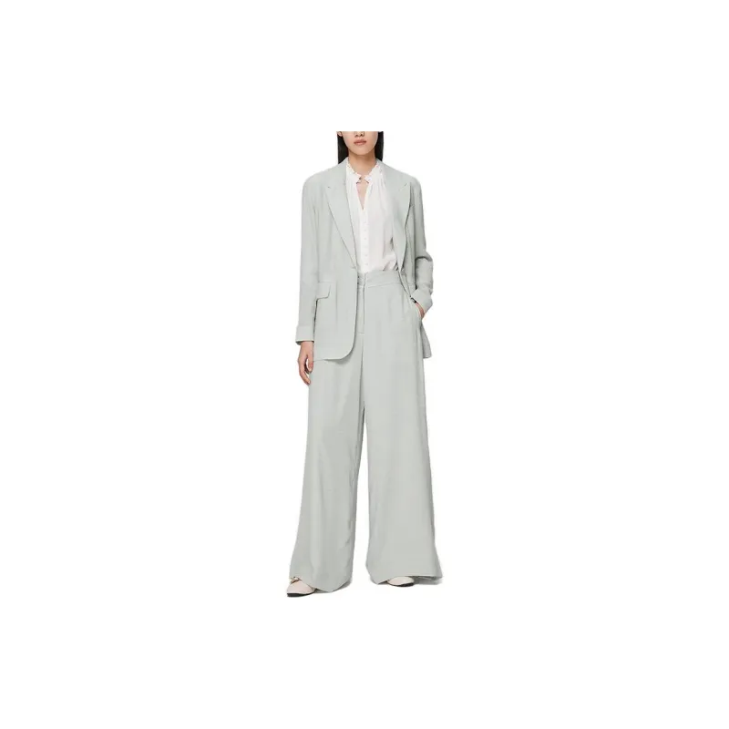 CLUB MONACO Business Suit Women's Light Green-1