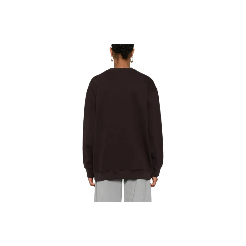 FENDI Logo Embroidered Crewneck Sweatshirt-2