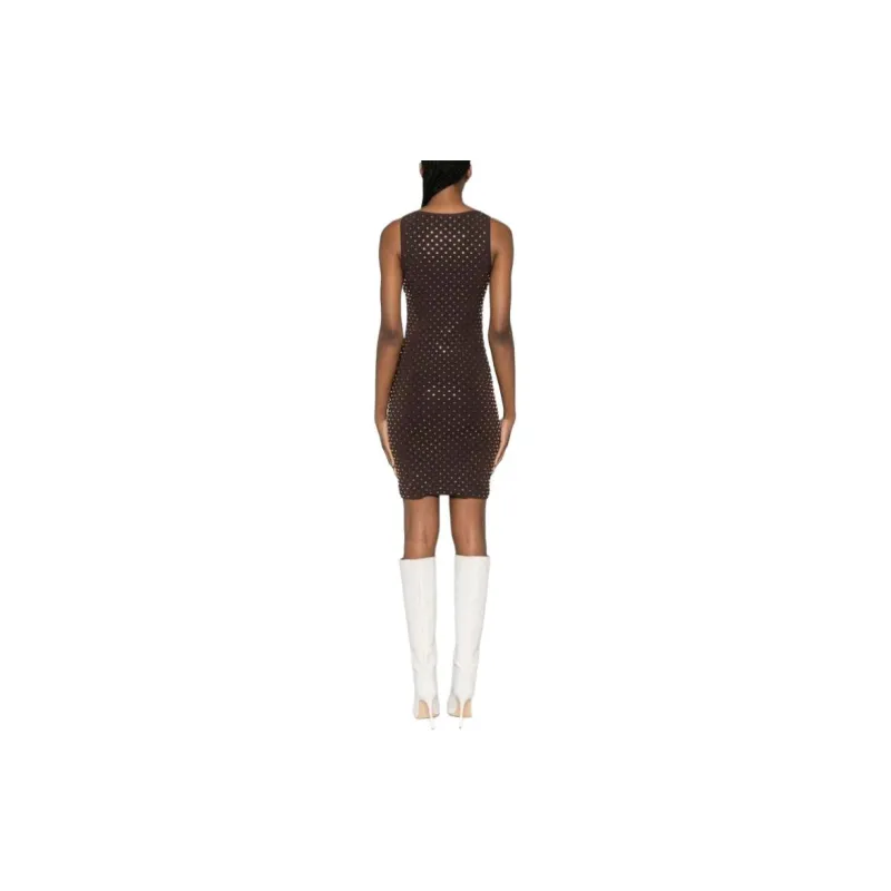 MICHAEL KORS Sleeveless Dress Women's Brown-3