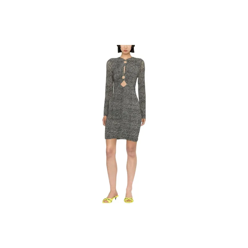 ISABEL MARANT Jana Cut out Mini Dress-1