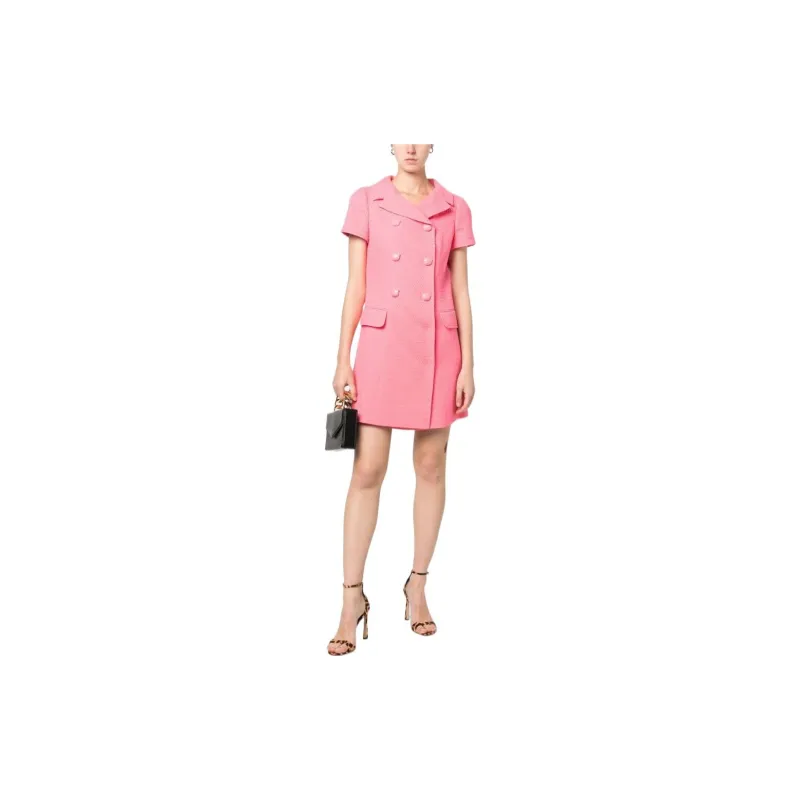 MOSCHINO Short-Sleeved Dresses Women's Bubble Gum Pink-1