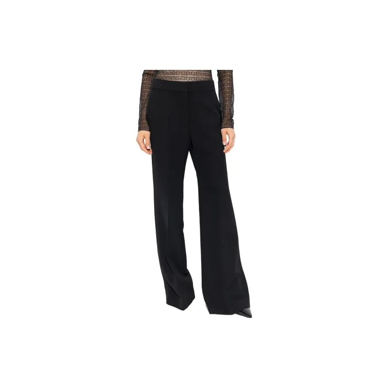 Givenchy Pleat Detailed Flared Trousers-1
