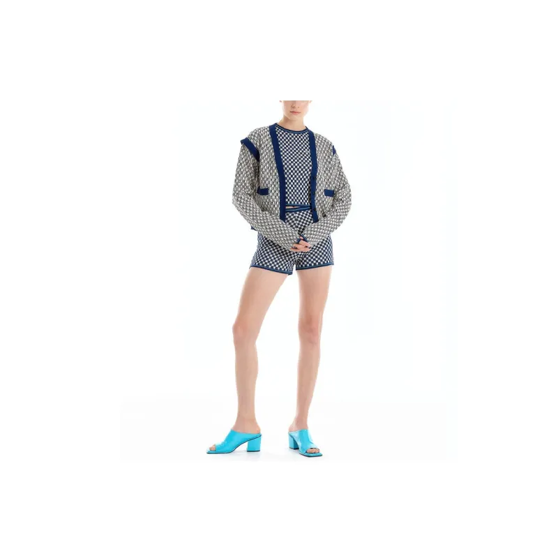 EENK Casual Shorts Women's Navy-2