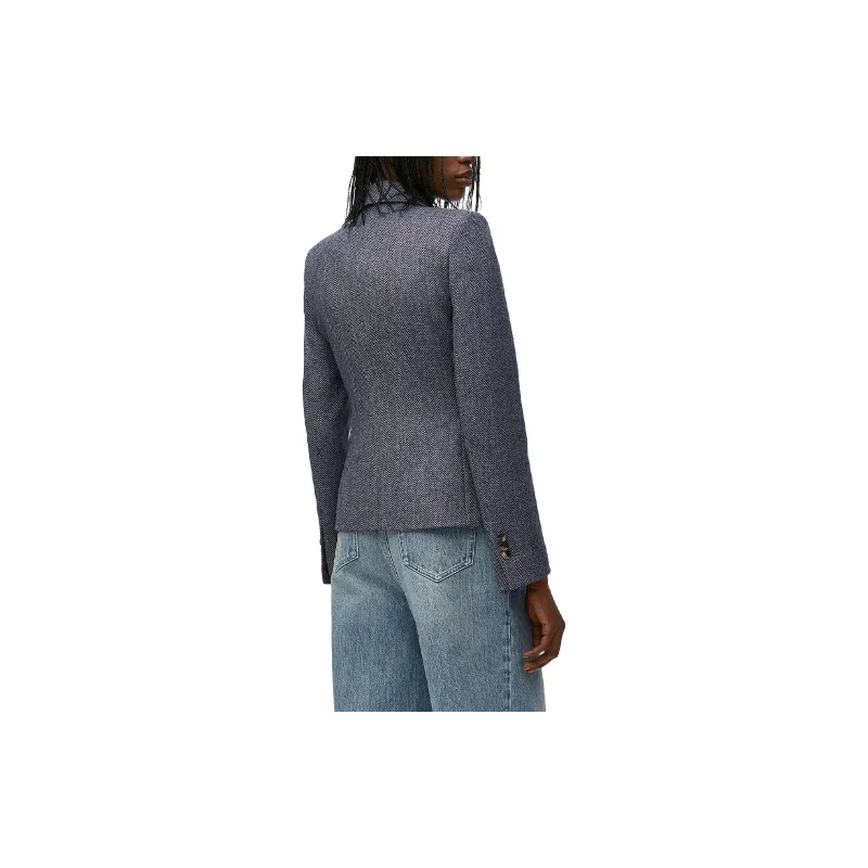LOEWE Tailored Jacket 'Blue Melange'-2