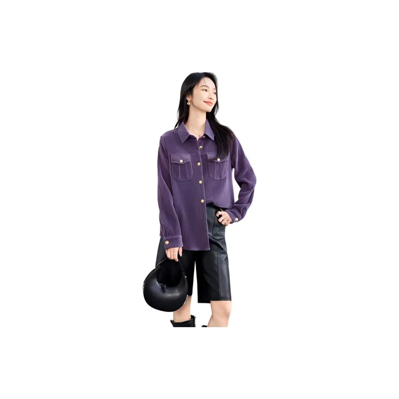 La Chapelle Shirt Women's Purple-3