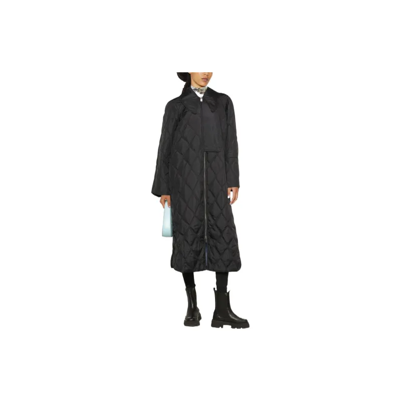 GANNI Quilted Ripstop Coat-2