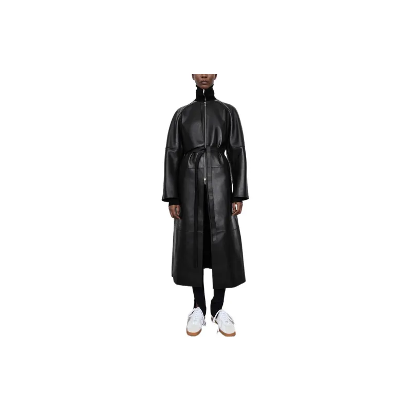TOTEME Trench Coats Women's Black-1