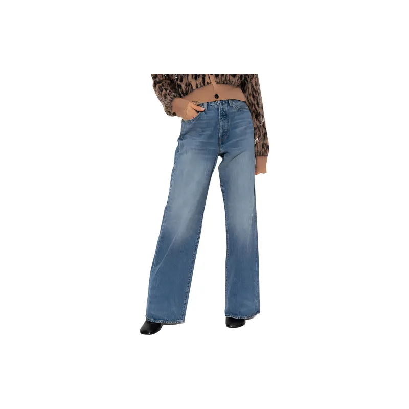 AMIRI High rise Wide leg Jeans-2