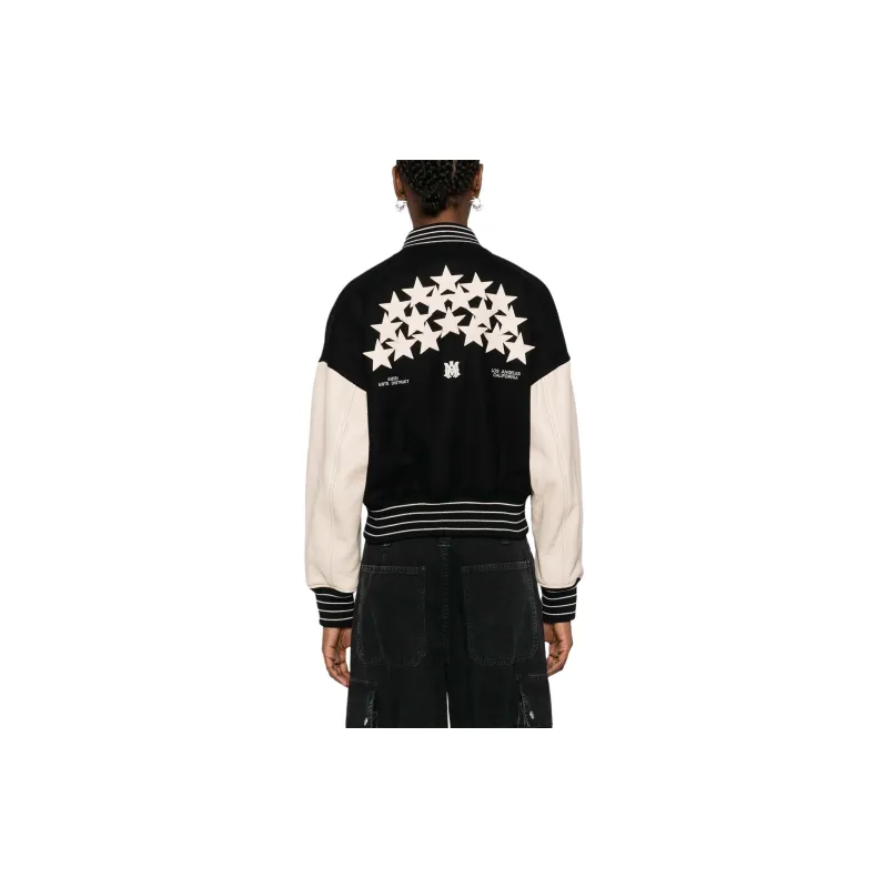 AMIRI Star Patch Varsity Jacket-2