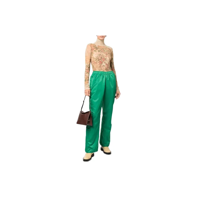 THE FRANKIE SHOP Knitted Sweatpants Women's Green-1