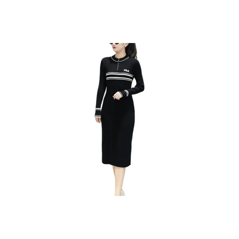 FILA HERITAGE Long Sleeved Dresses Women's Legend Blue-2