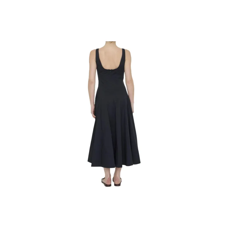 Staud Wells Strapped Midi Dress-2