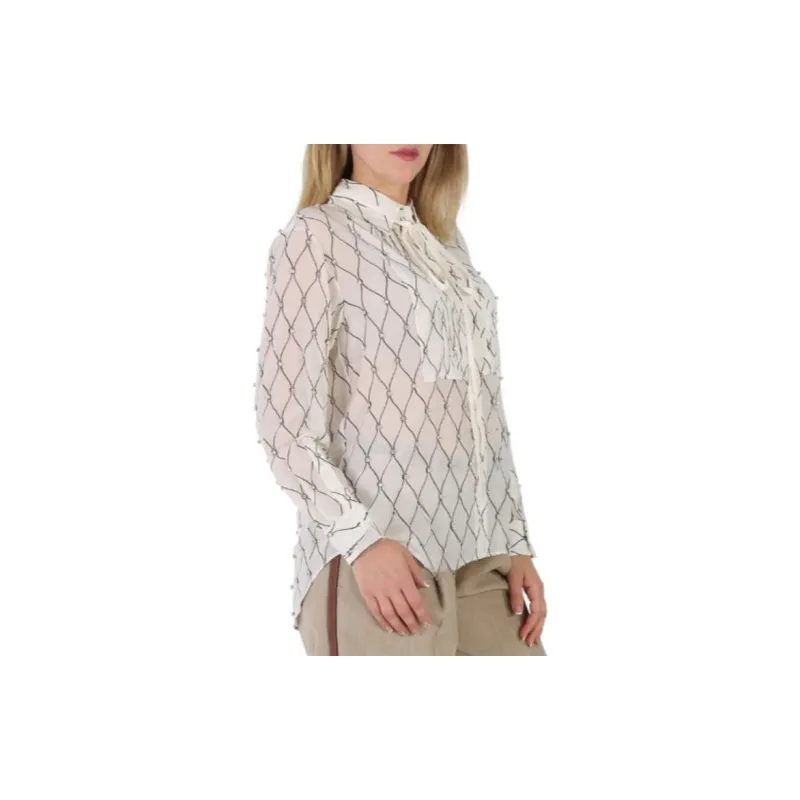 Burberry Shirts Women's White-4