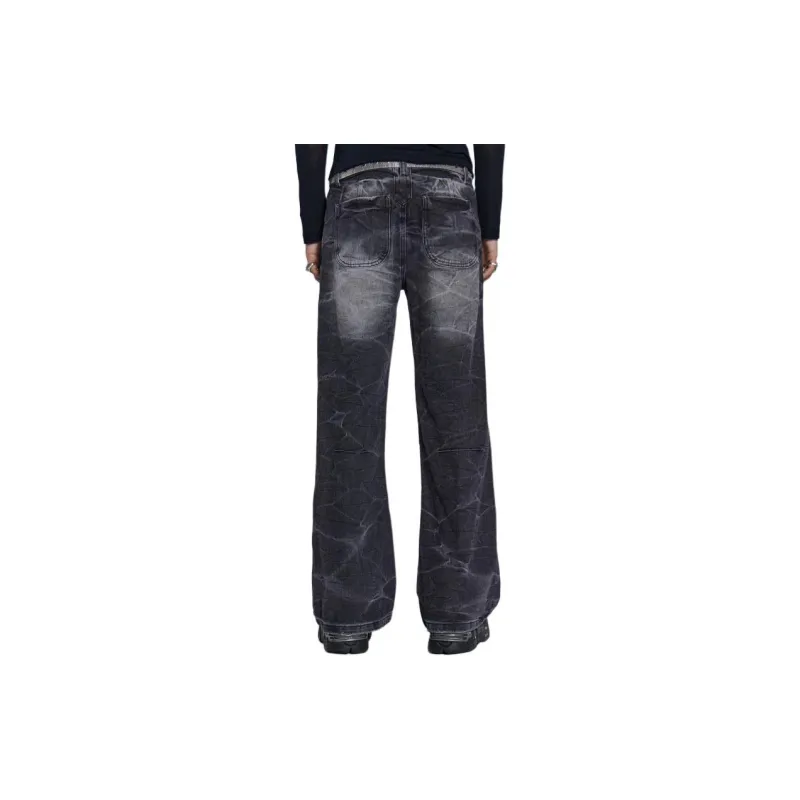 Jaded London Jeans Unisex Washed Black-3