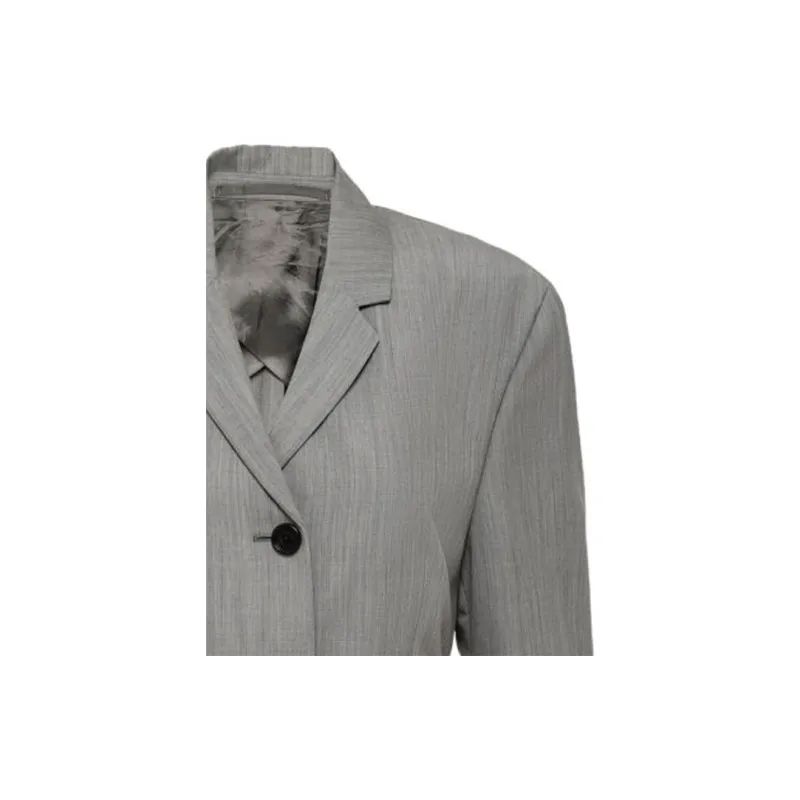 PRADA Button Up Belted Jacket-4