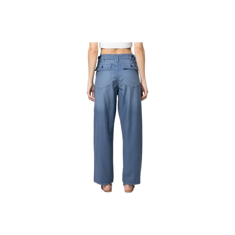 Polo Ralph Lauren Button Detailed Wide Leg Jeans-2