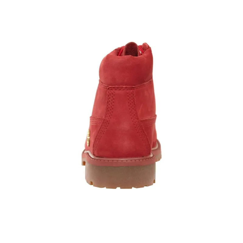 Timberland 6 Inch Premium Toddler 'Red'-3
