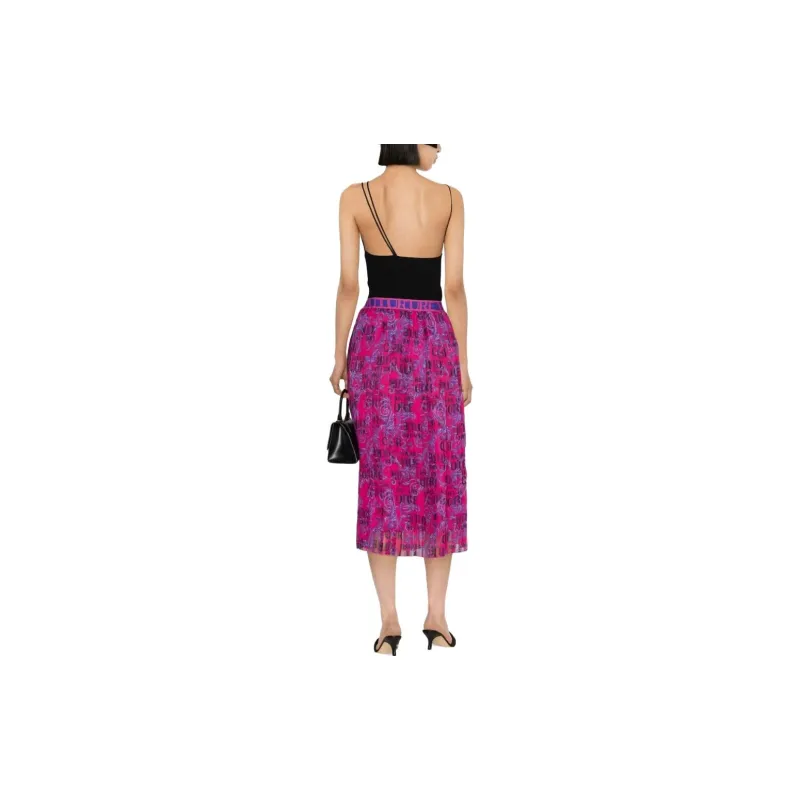 VERSACE JEANS COUTURE Logo Couture Pleated Miniskirt-2