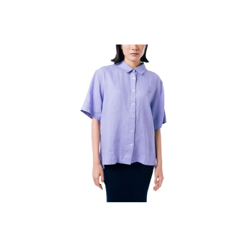 LACOSTE Shirt Women's Light Purple-2