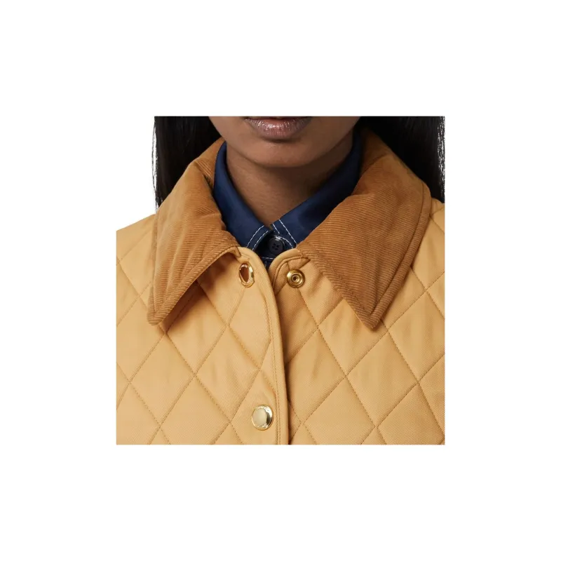 Burberry Puffer Jacket Women's Khaki-3