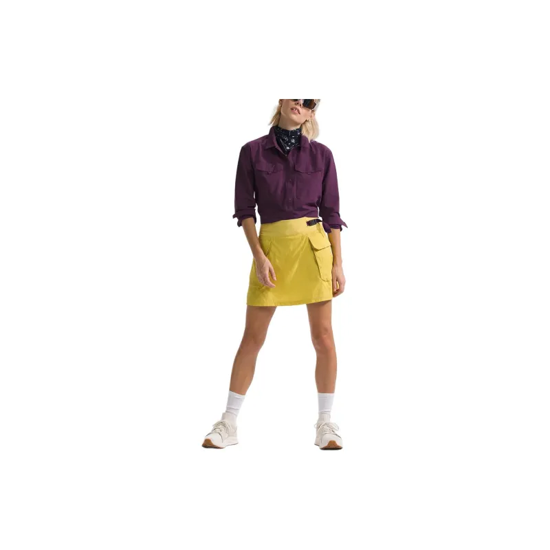 THE NORTH FACE Shirt Women's Black/Curry Purple-3