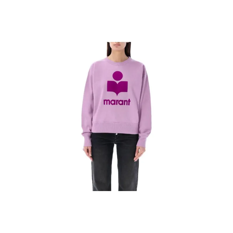 ISABEL MARANT ETOILE Mobyli Logo embellished Sweatshirt-2