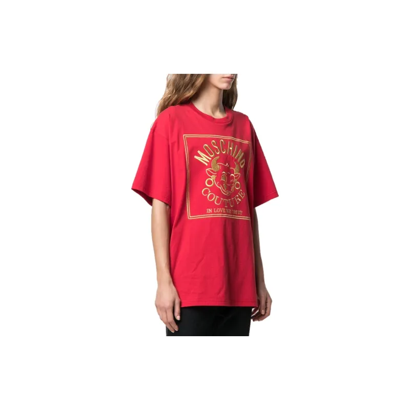 MOSCHINO T Shirts Women's Red-1