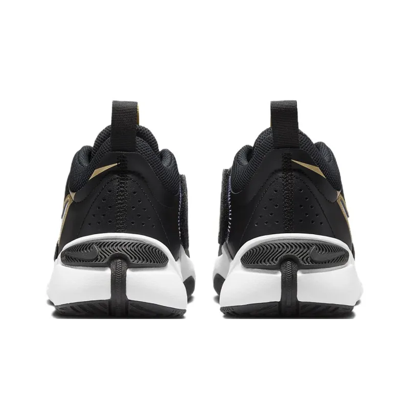 Nike Team Hustle D11 GS 'Black Metallic Gold'-3