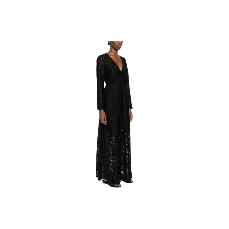 Zimmermann SS24 Long-Sleeved Dresses Women's Black-3