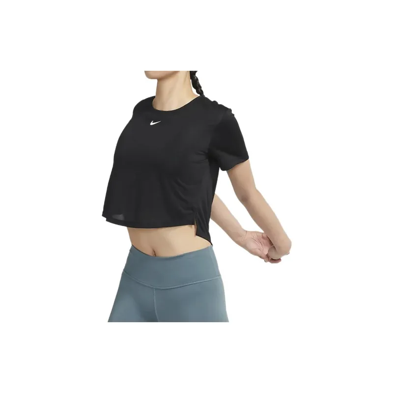 Nike Crop Tops Women's Black-4