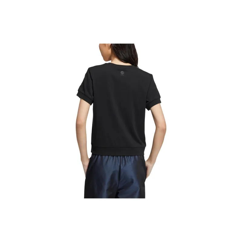 Adidas Regular T Shirt Women's Black-3