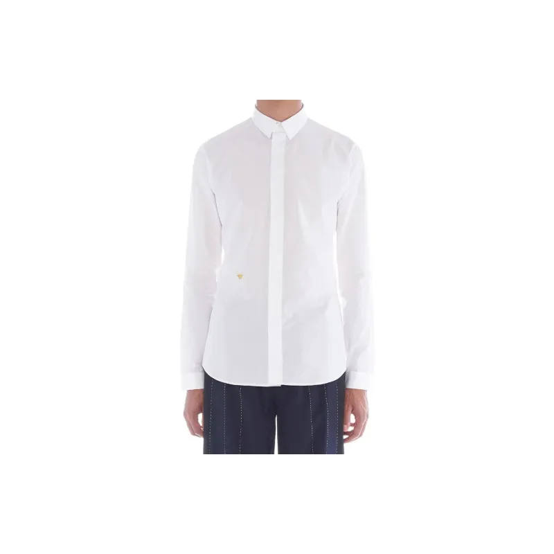 DIOR Bee Embroidered Long Sleeved Shirt-2