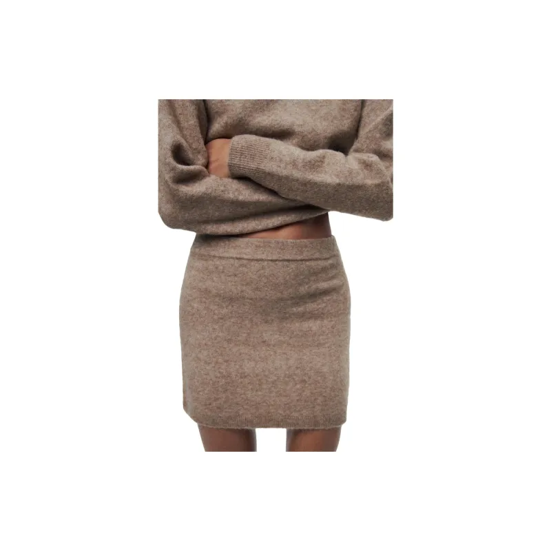 ZARA Casual Short Skirts Women's Zebra Print Brown-4