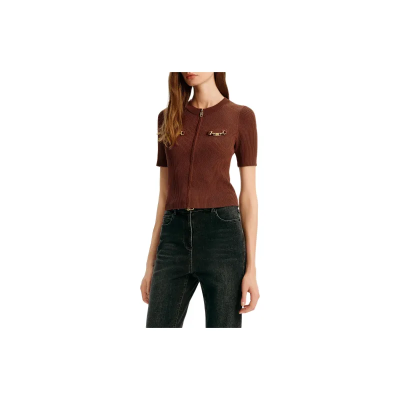 KARL LAGERFELD FW24 Knitwear Women's Coffee-3