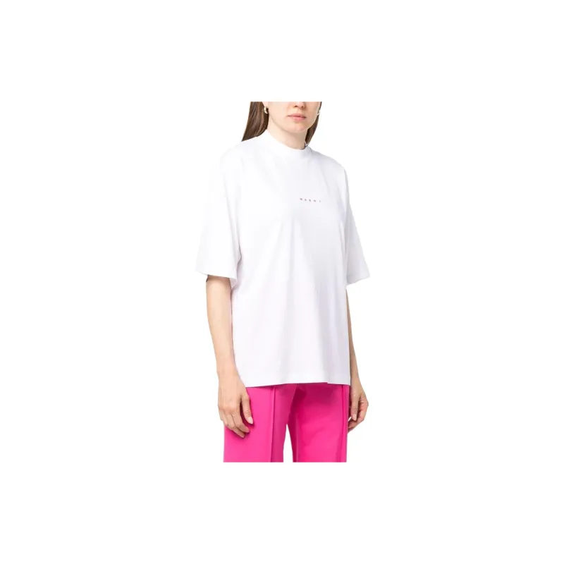 MARNI Logo Printed Crewneck T Shirt-2