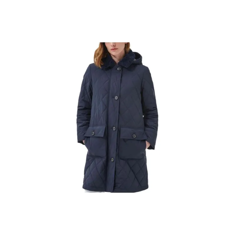 BARBOUR Barbour Fox Quilted Jacket Jackets Coats Women's Dark Blue-1