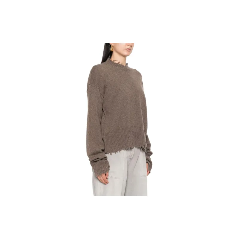 UMA WANG Raw Edge Drop Shoulder Jumper-3
