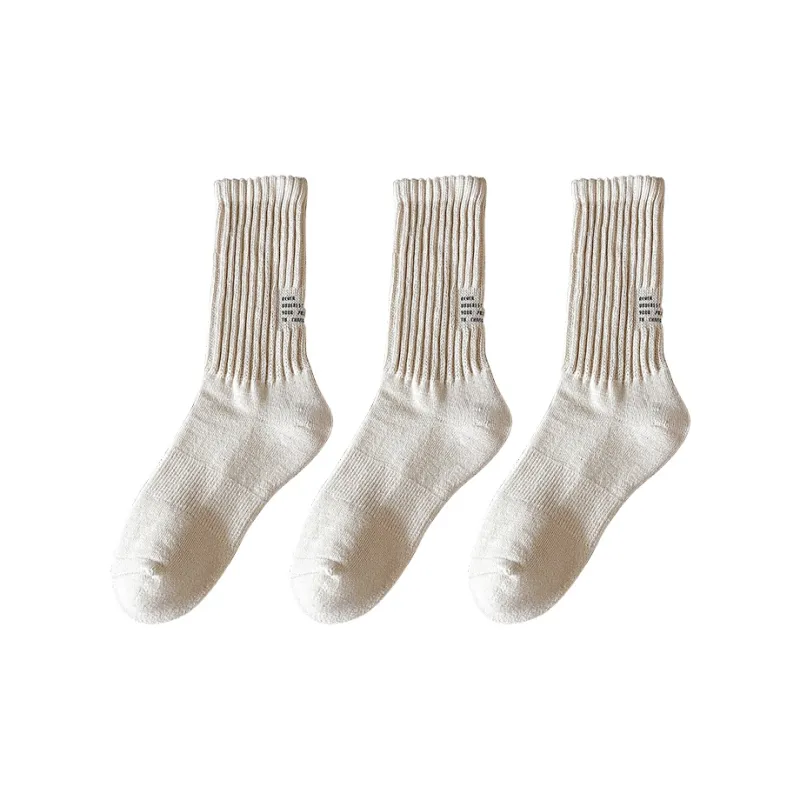 BKCXZICE Mid Calf Socks Unisex 3 Pack-1