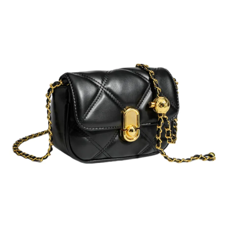 NOMK PU Crossbody Bag Regular Women's White/Black/Silver-5