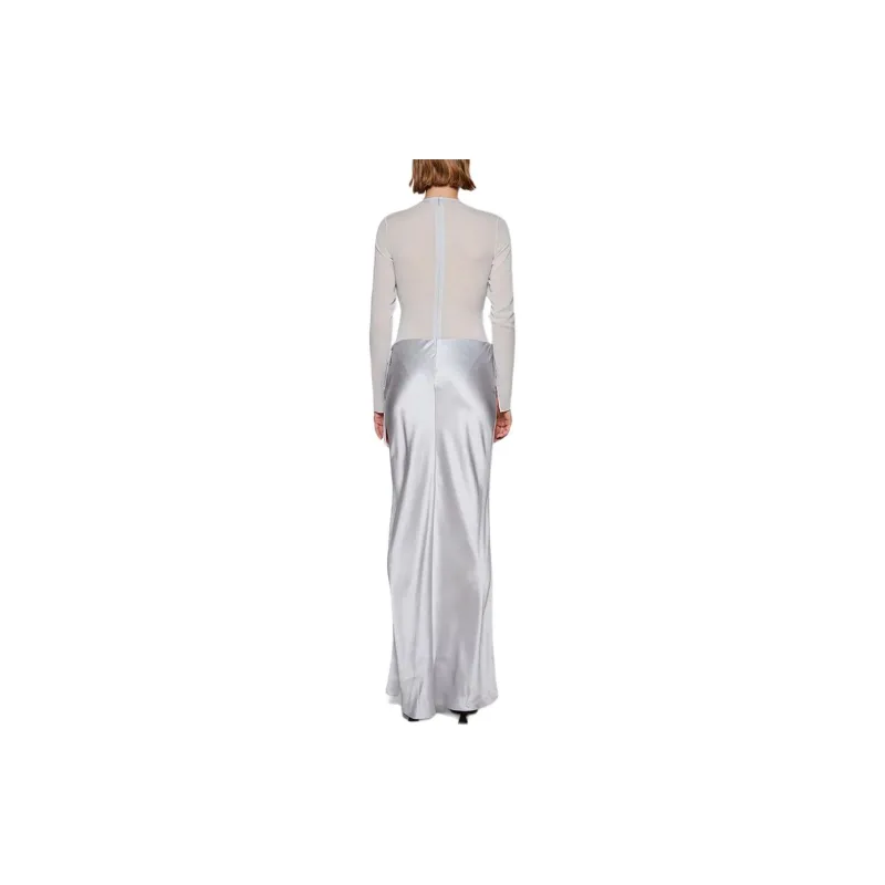 Christopher Esber Semi sheer Draped Maxi Dress-2