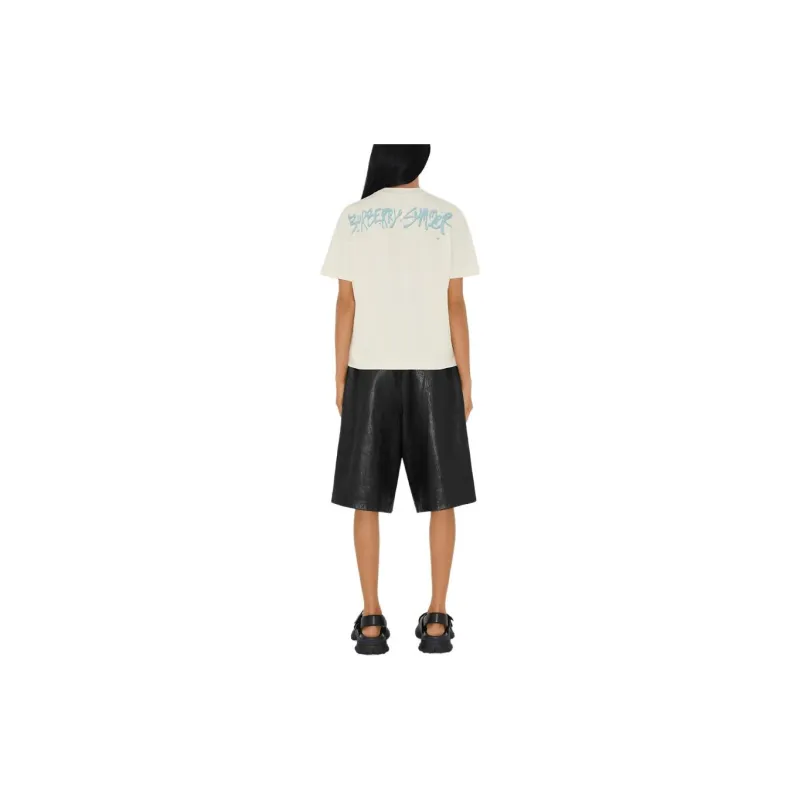 Burberry T Shirt Women's Salt Crystal-4