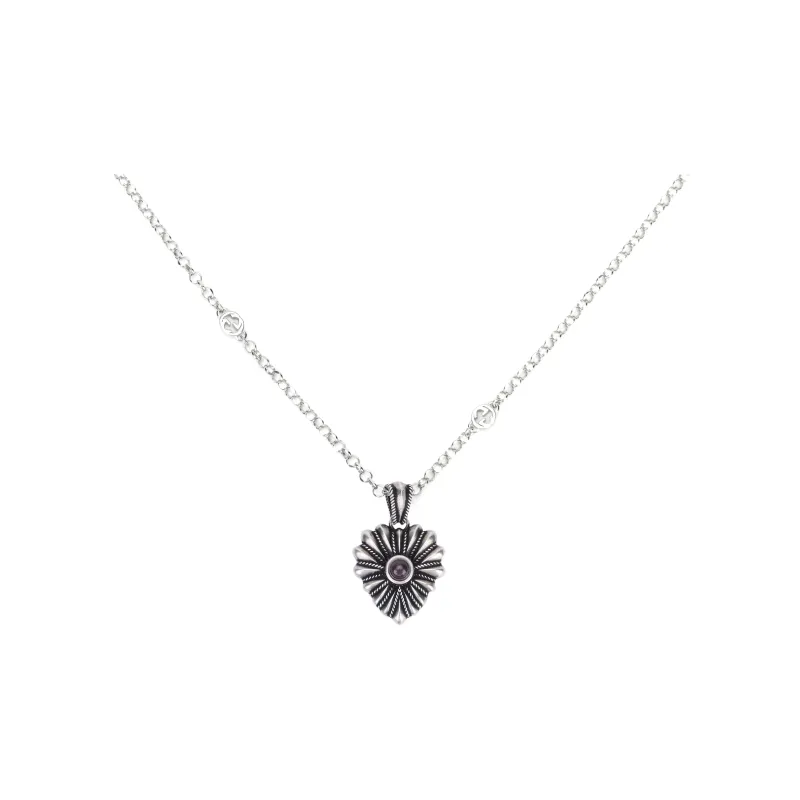 GUCCI Interlocking Heart pendant Necklace-0